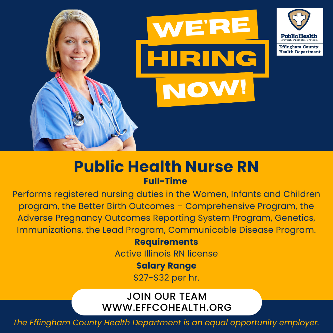 Job posting Public Health nurse